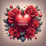 Herz und Rosen zum Valentinstag