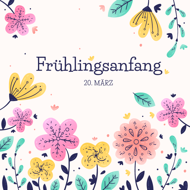 Frühlingsanfang 20 März