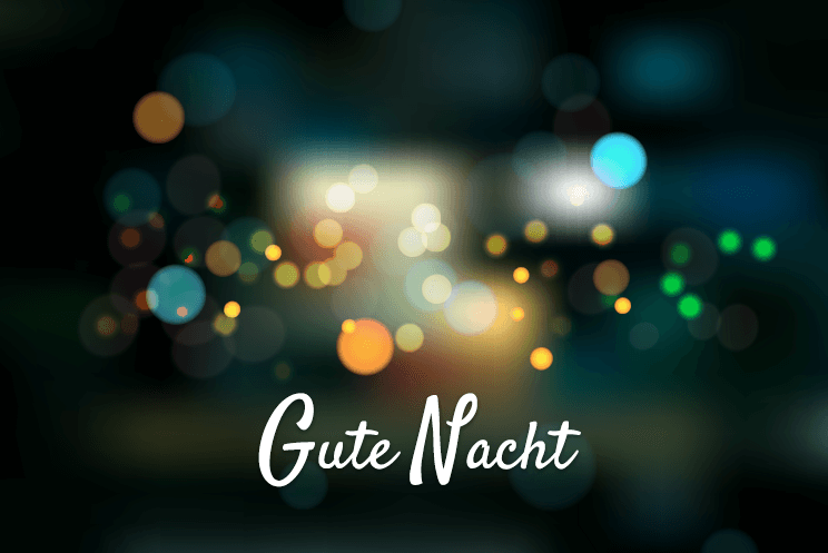 Verschwommene Nacht