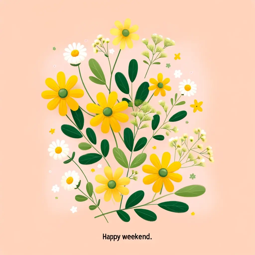 Schönes Wochenende - Blühende Wochenendfreude