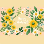 Schönes Wochenende – Florale Laune am Wochenende