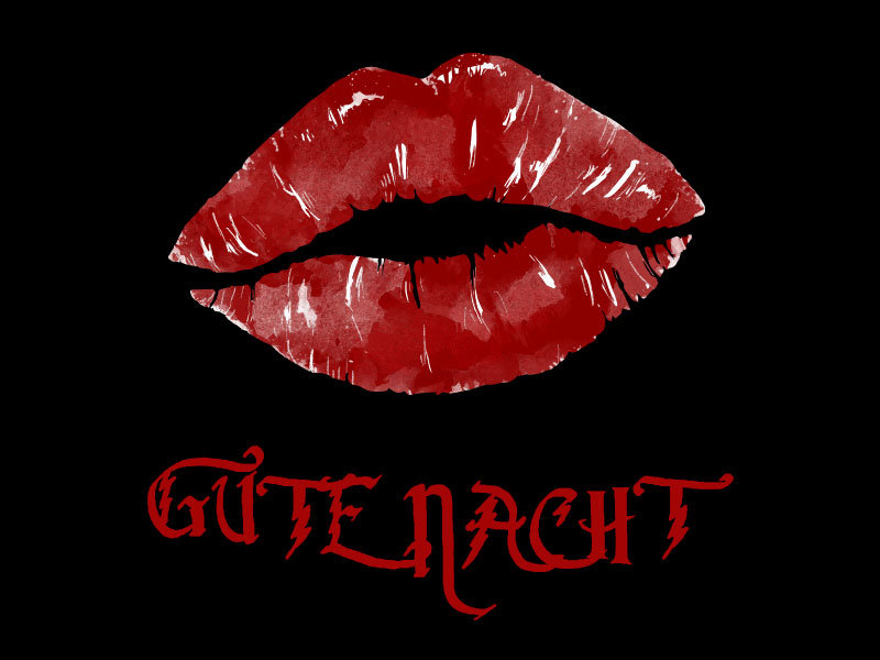 Gute Nacht Kuss