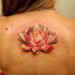 Tattoo Frauen Rose Lotus