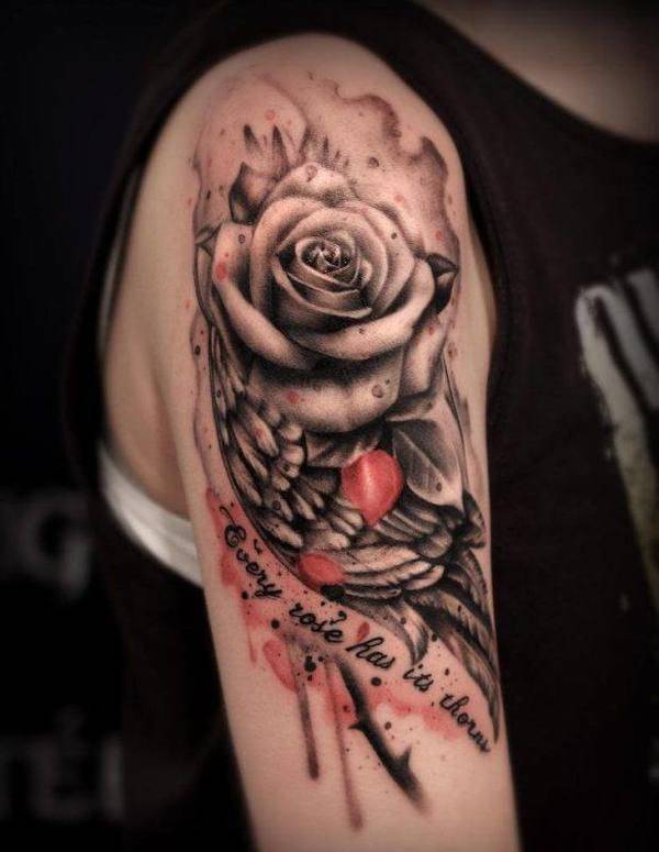 Tattoo Rose Arm 2