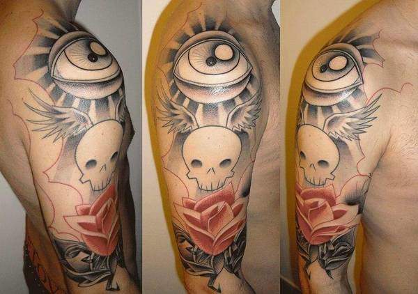 Tattoo Rose Arm 6