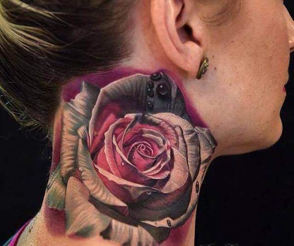 Tattoo Rose Frauen 3