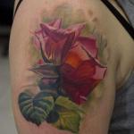 Tattoo Rose Oberarm