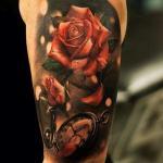 Tattoo Rose Oberarm 2