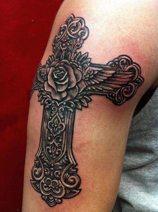 Tattoo Rose Oberarm 4