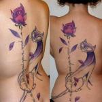 Tattoo Rose Rücken 3