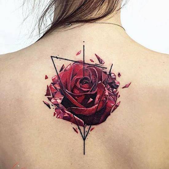 Tattoo Rose Rücken 4