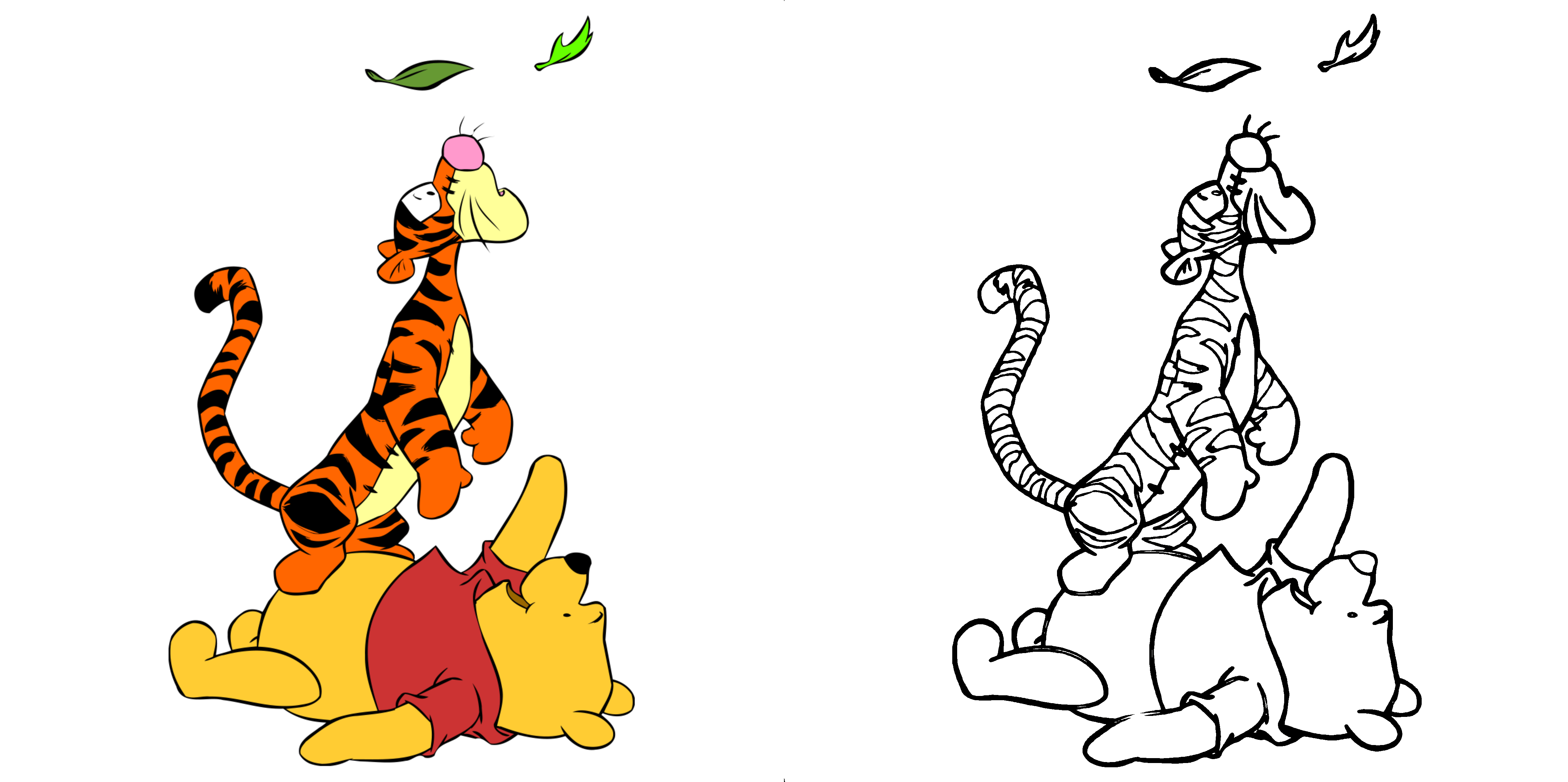 Winnie the Pooh - Tiger und Pooh
