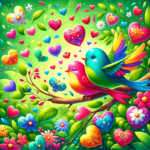 Liebesvögel Garten: Eine Valentinstag-Feier