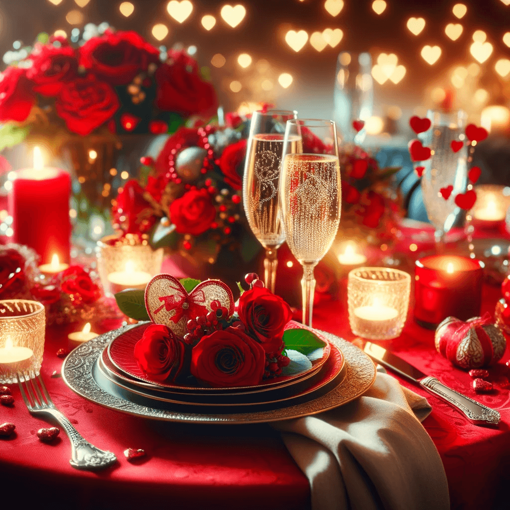 Romantisches Rendezvous: Valentinstag Abendessen