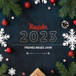 Neujahr 2023 Frohes neues Jahr