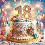 18 Geburtstag Kuchen