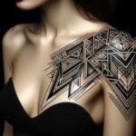 Geometrische Designs Tattoo
