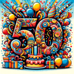 Glückwünsche zum 50. Geburtstag – Volkstümliche Feierlichkeit: Ein 50. Geburtstagsteppich