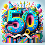 Glückwünsche zum 50. Geburtstag –  Lebhaftes Jubiläum: Ein extravagantes 50. Geburtstagsfest