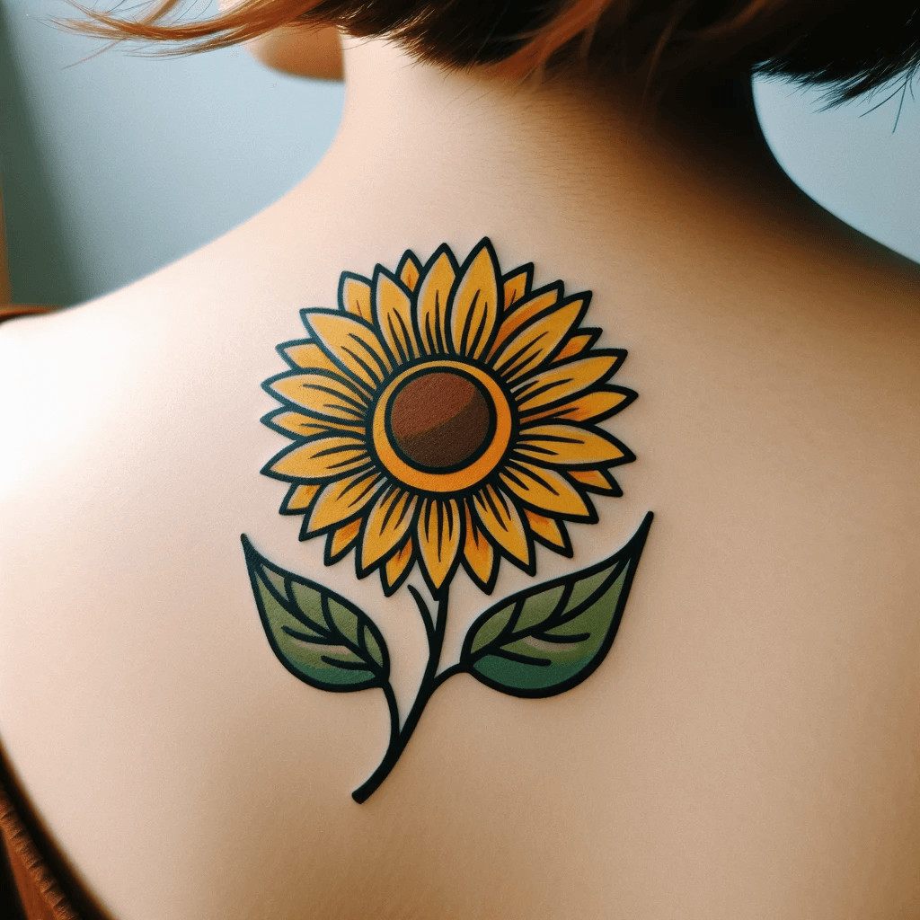 Ein Symbol des Glücks Rücken-Tattoo