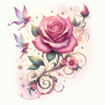 Ein märchenhaftes Rosen-Tattoo
