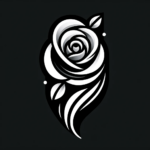 Ein minimalistisches Rosen-Tattoo 2