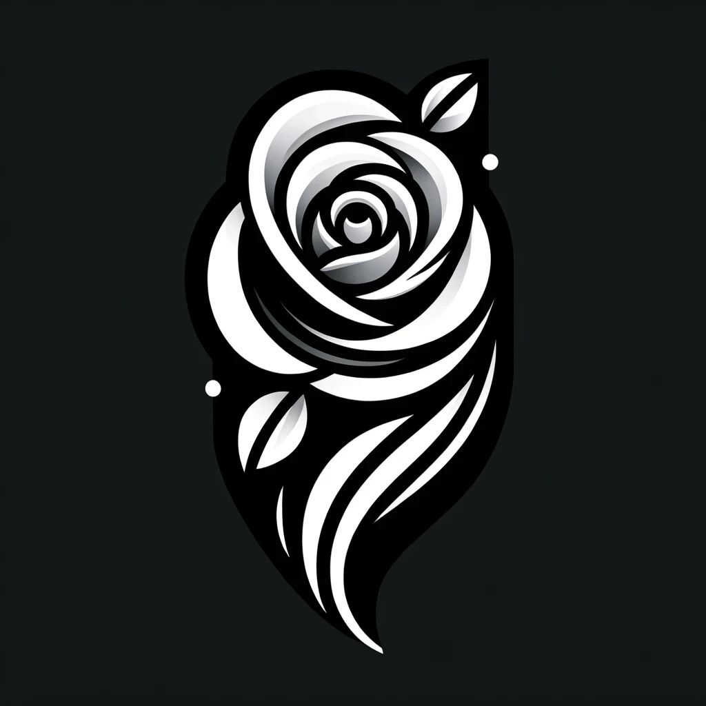Ein minimalistisches Rosen-Tattoo 2
