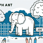 Elefanten Malvorlagen – Elefant im Zoo