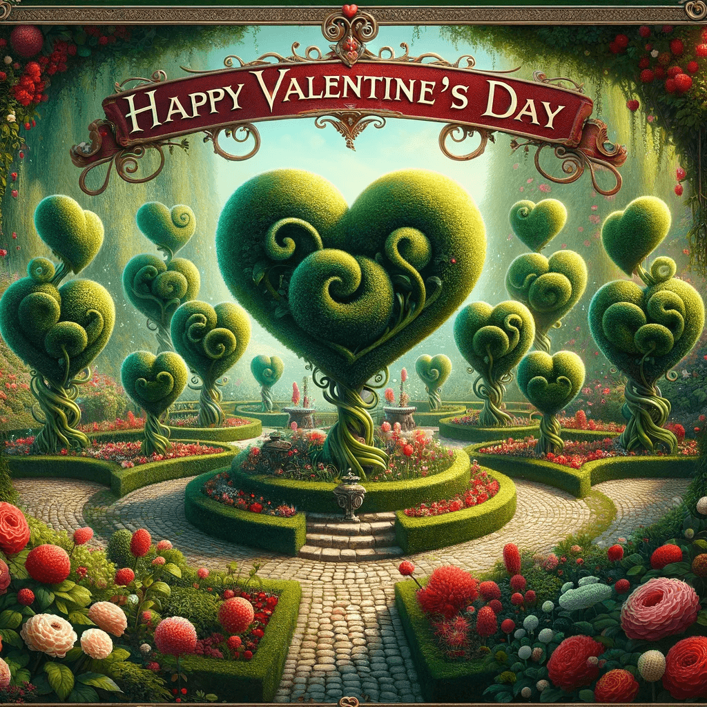 Garten der Herzen - Happy Valentine's Day