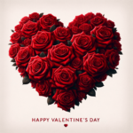 Herz aus Rosen – Happy Valentine’s Day