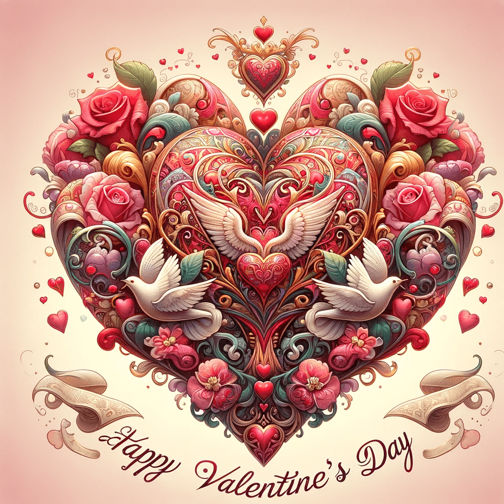 Herz der Liebe - Happy Valentine's Day