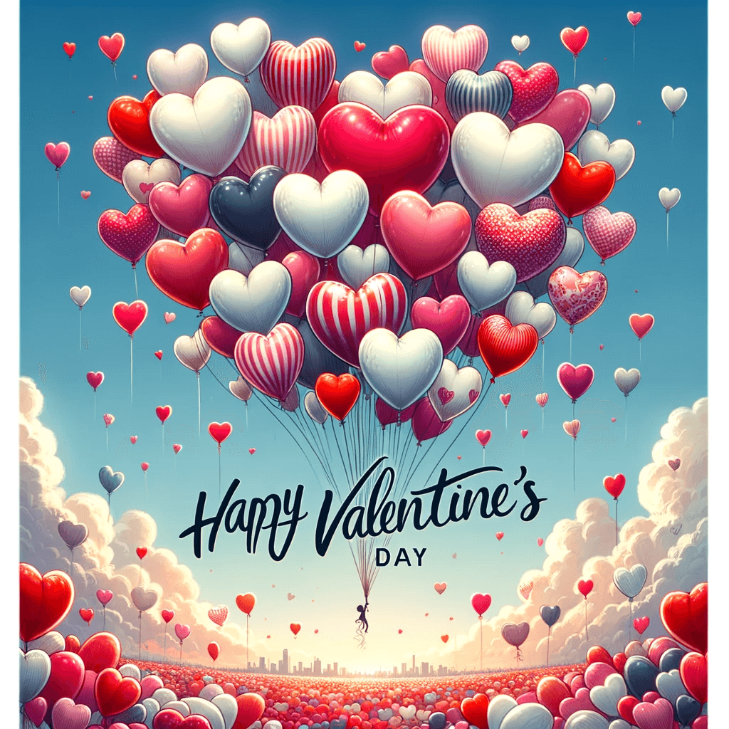 Himmel der Herzen - Happy Valentine's Day