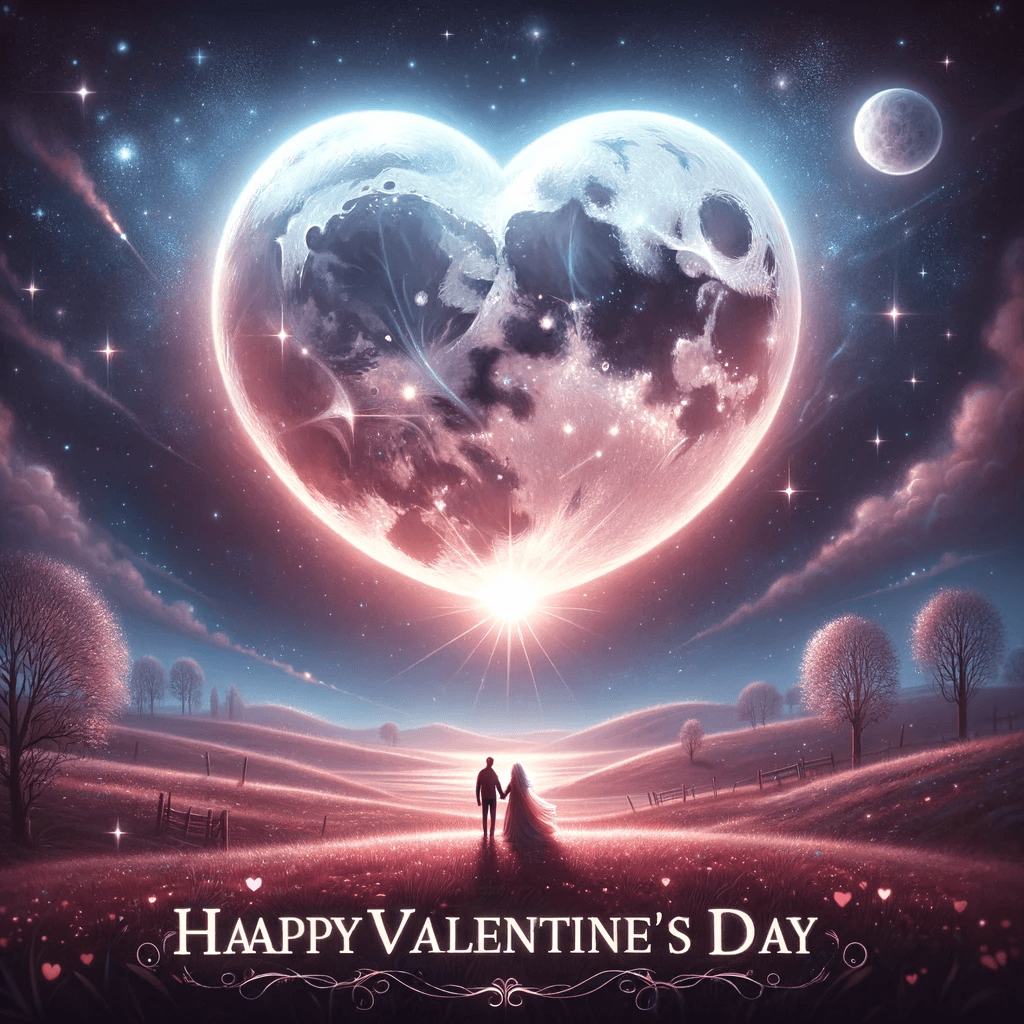 Liebe im Mondschein - Happy Valentine's Day