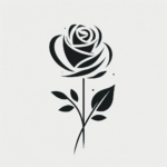 Rosen-Tattoo – Einfachheit in Blüte