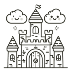 Schloss Ausmalbilder – Kindergartenschloss