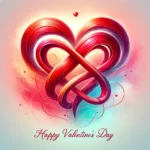 Valentinstag Bild Ewige Liebe: Herz und Unendlichkeit Vereint