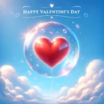 Valentinstag Herzblase Bild: Liebe’s Zarte Umarmung