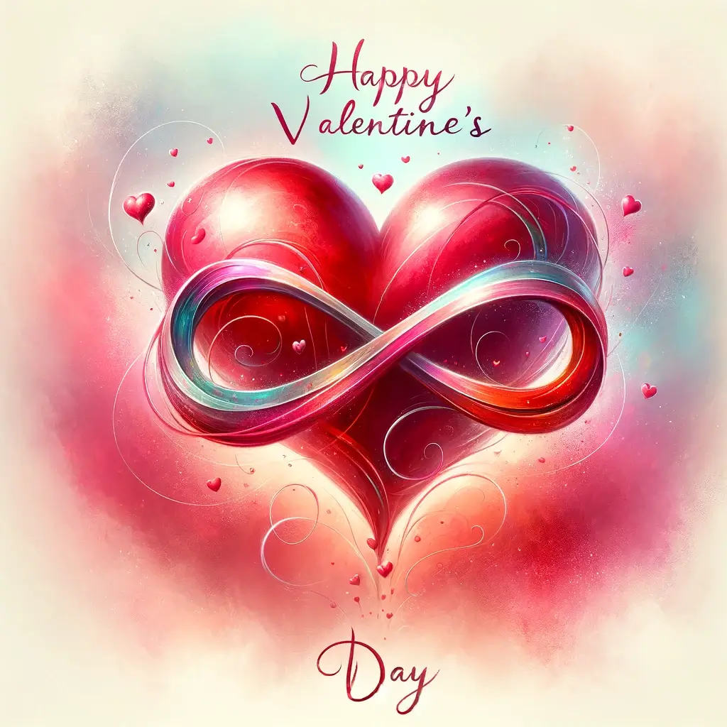 Valentinstag Unendliche Liebe Bild: Herz Trifft Unendlichkeit