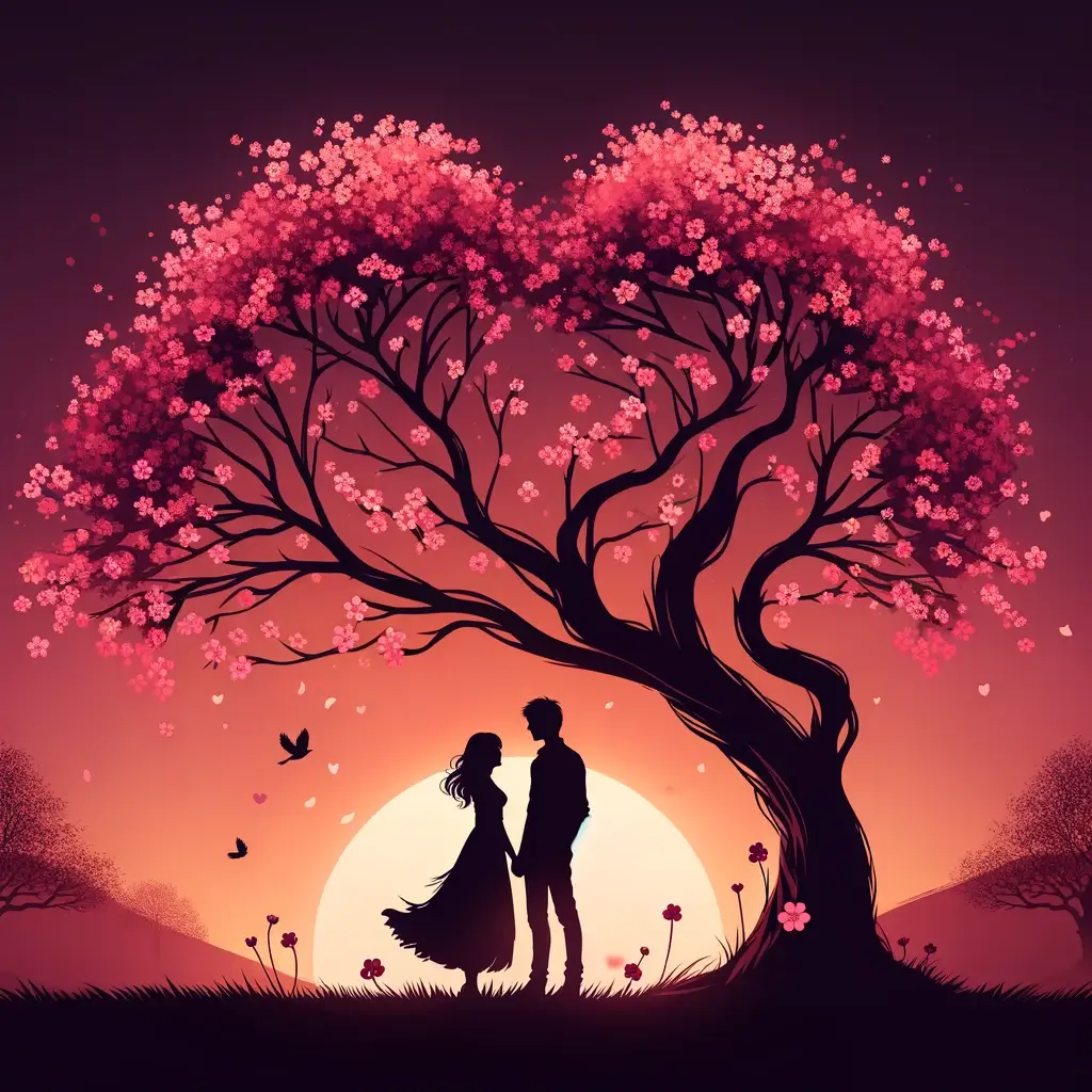 Abendblüte: Ein Moment der Liebe