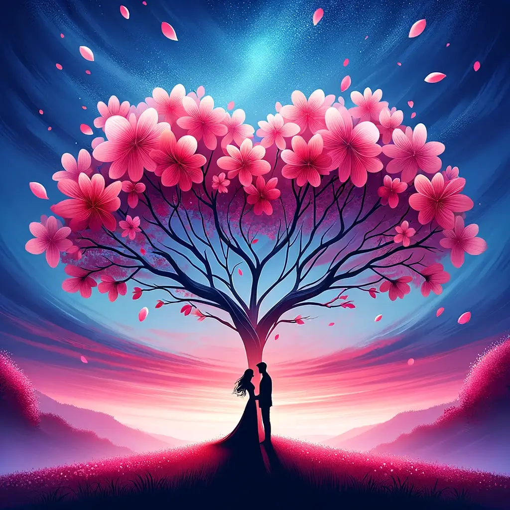 Dämmerungsblüte: Liebe unter dem Herzbaum