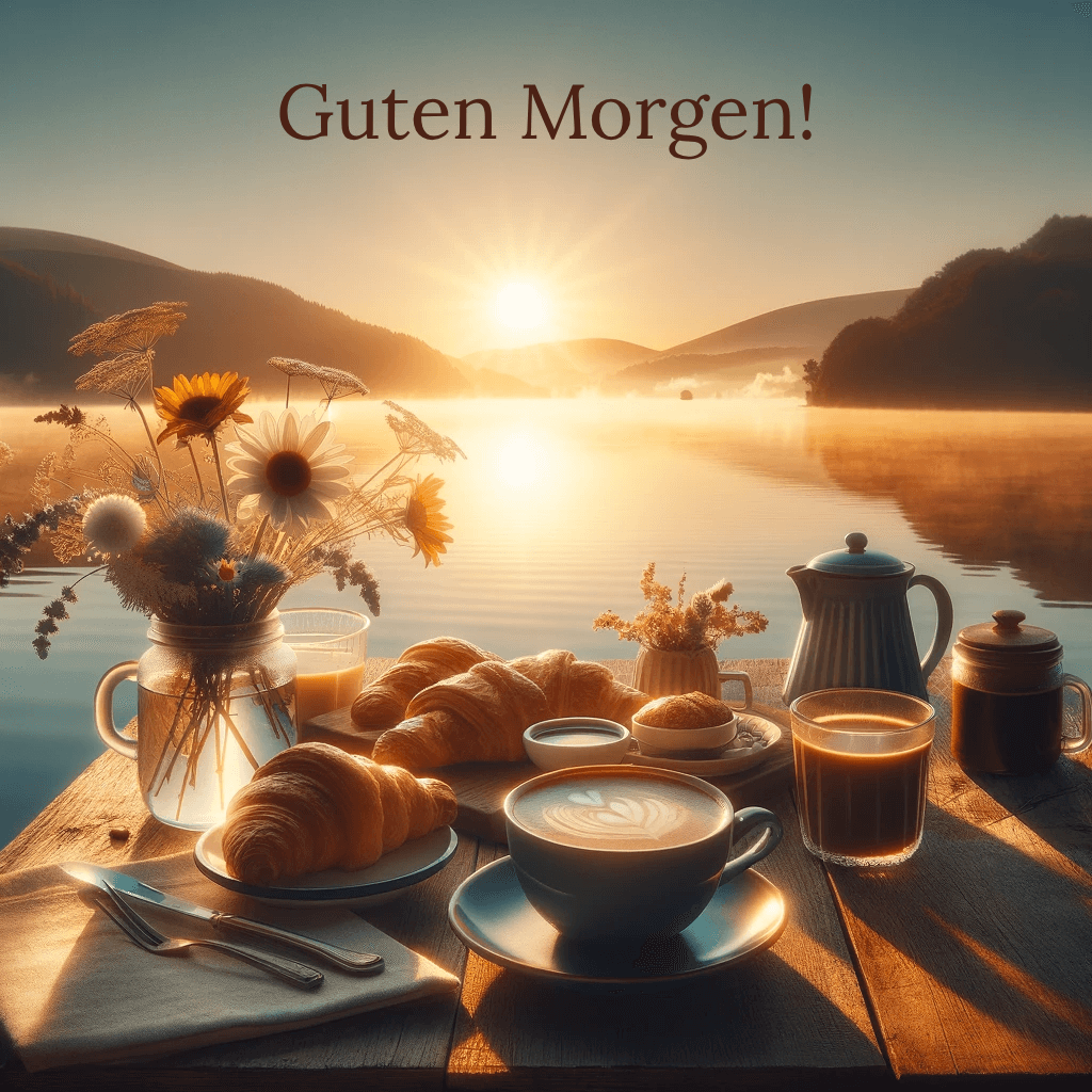 Ein Bild der Morgendlichen Ruhe