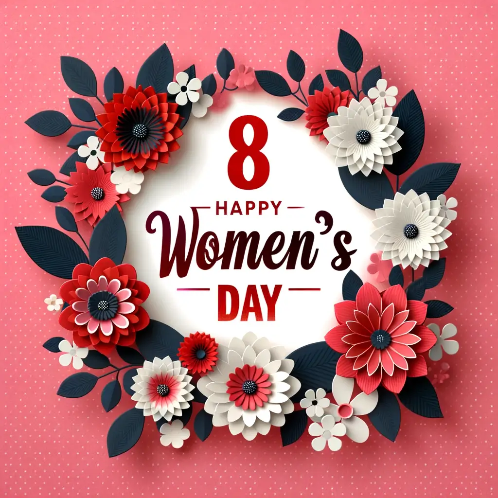 Festliche Blumen: Internationalen Frauentag feiern