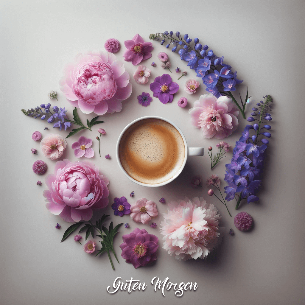 Guten Morgen: Blütengeschmücktes Erwachen