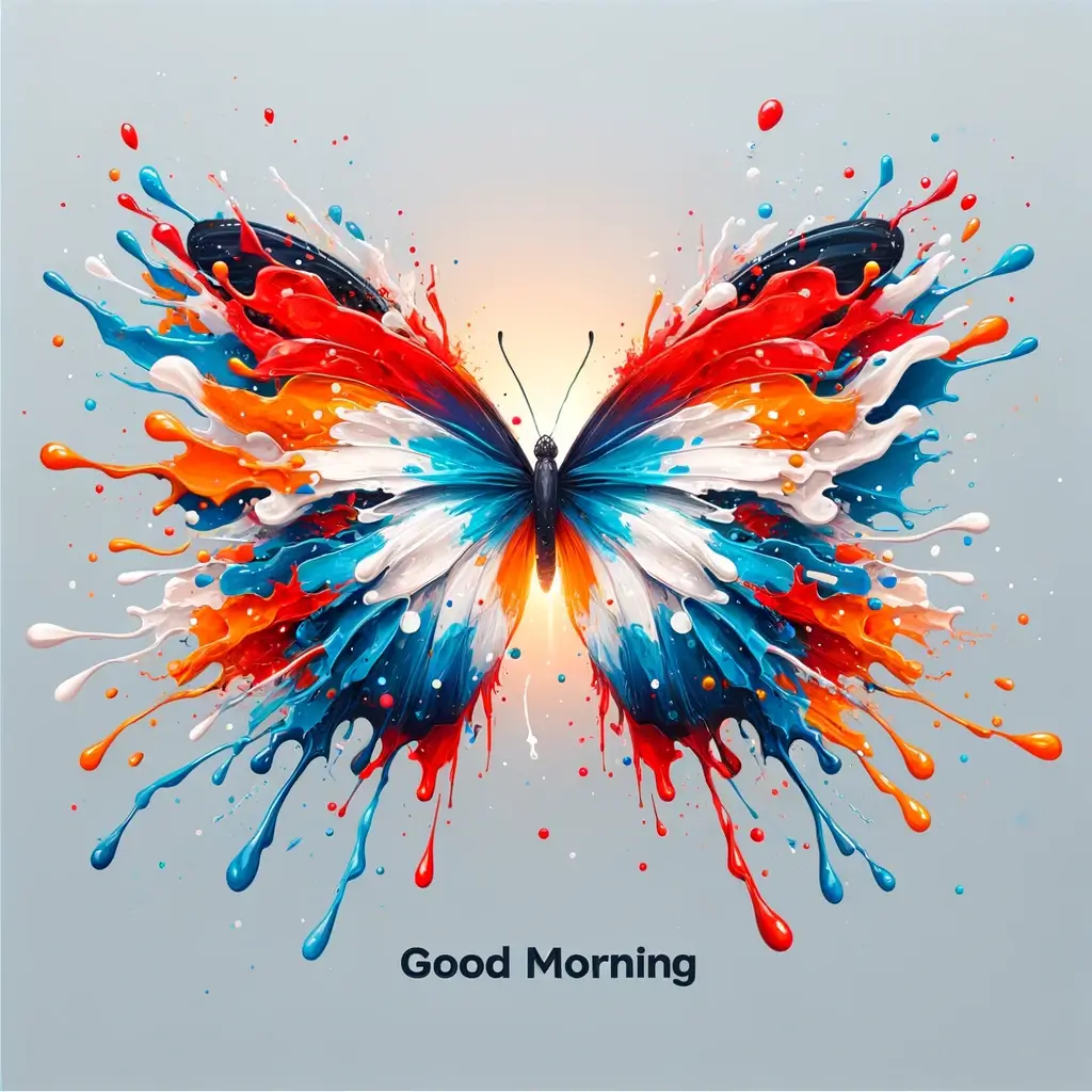 Guten Morgen: Morgendliche Farbexplosion