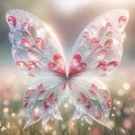 Schmetterlingsflügel-Herz zum Valentinstag