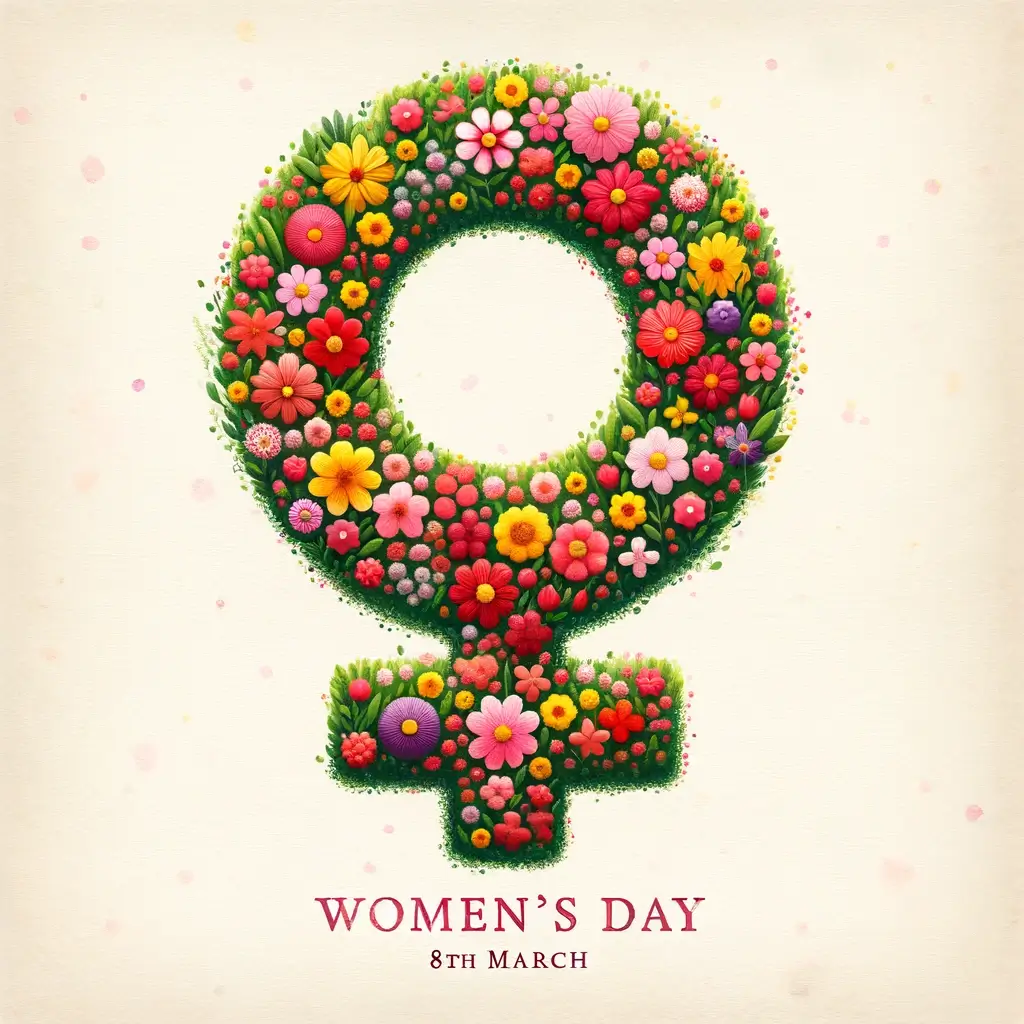 Ehrengarten: Illustration zum Internationalen Frauentag
