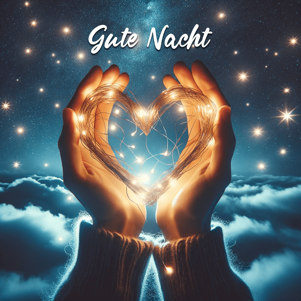 Gute Nacht: Herzlichter der Nacht