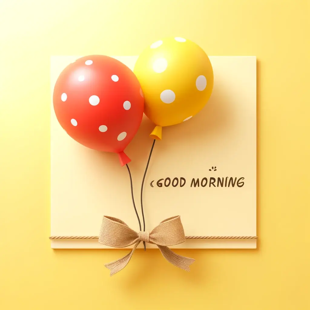 Good Morning - Fröhliche Morgenballons